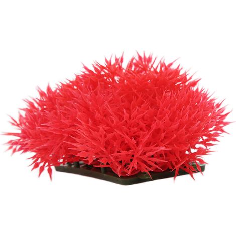 Lot de 3 plantes aquatiques artificielles pour aquarium, en plastique, pour la décoration et l'aménagement paysager. (1/5)