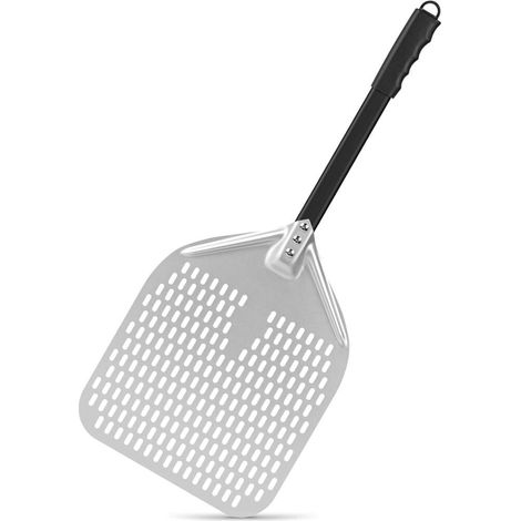Gâteaux – Pain – Pelle Tournante pour Pizza – 40 x 30cm Pelle Pizza Perforée en Aluminium avec 40cm Longue Poignée (1/5)