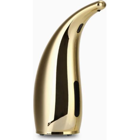 Distributeur de savon automatique sans contact (doré) 300 ml, intelligent, pour shampoing et liquide vaisselle, à poser sur table. (1/5)