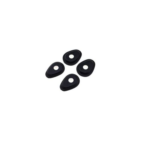 LAN Sollbry Lot de 4 adaptateurs et entretoises pour clignotants, compatibles avec FZ1, FZ6, FZ8, FZ16, XJ6, XSR 700, XSR 900, MT-09 et Tracer 900-09.