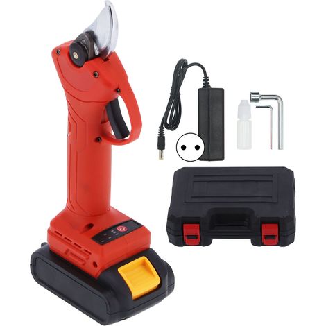Sécateur sans fil rechargeable au lithium pour le jardinage et l'élagage des branches (1/5)