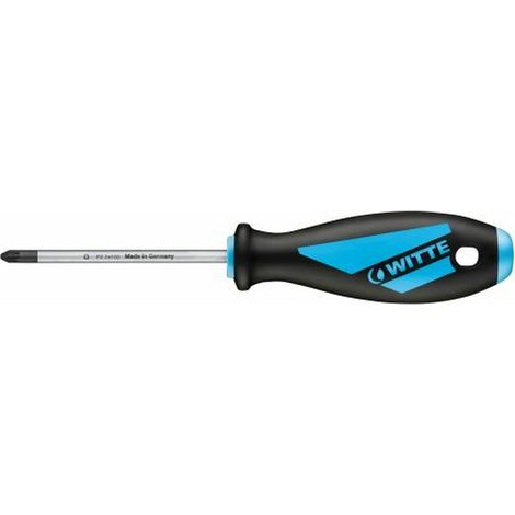 Cacciavite WITTE MAXX Pozidriv con impugnatura ergonomica e albero in acciaio PZ2x300 (1/3)