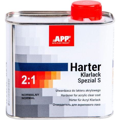 Durcisseur - Pour vernis 2K transparent - Carrosserie - 500ml - APP Harter