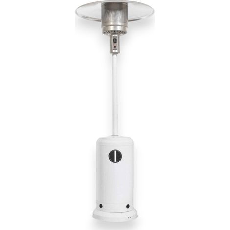 Stufa a gas termopatio da esterno fungo 12 Kw bianco H230 cm (1/5)