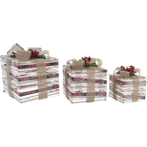 SET 3 LED IN RATTAN (1/4)