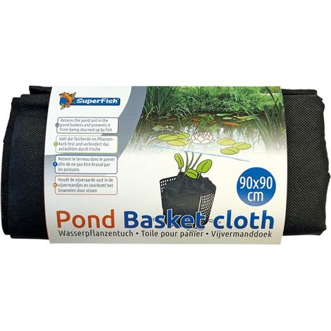 Tissu 90x90 cm pour panier plantes de bassin