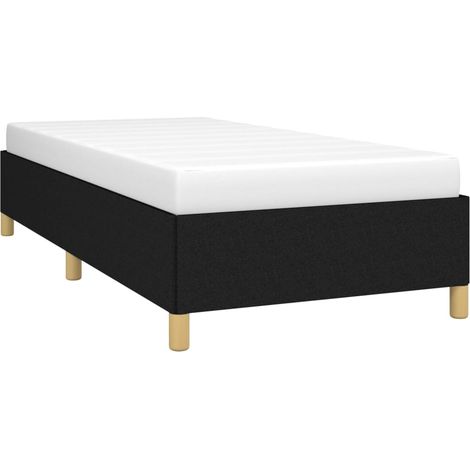 Estructura de cama sin colchón tela negro 90x190 cm vidaXL (1/4)
