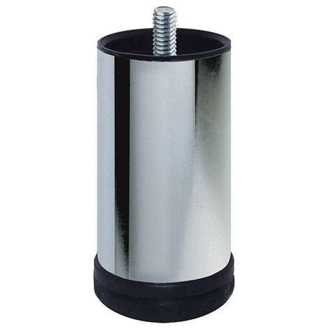 MOBILA- 1 PIEDE DELUXE  IN METALLO DIAMETRO 60MM H120MM CROMO