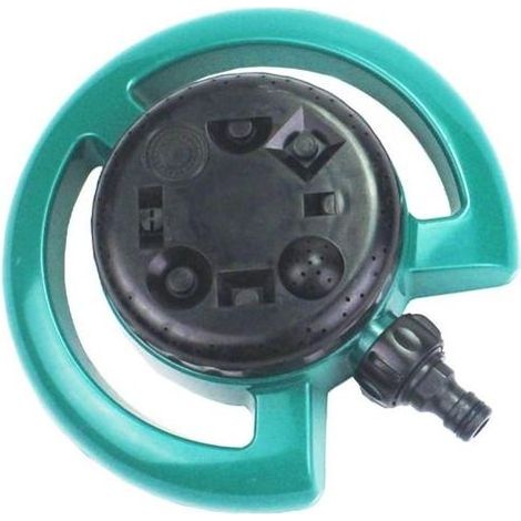 Innaffiatoio da giardino, irrigatore per prato, irrigatore automatico a otto modalità di irrigazione rotativa per interni ed esterni Verde (1/5)