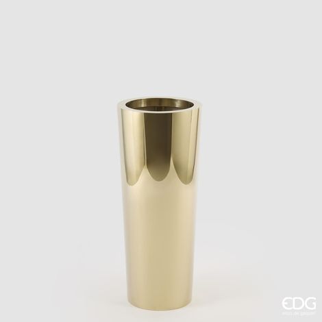 EDG Vaso Acciaio Svasato Oro Satinato H 70 (1/2)