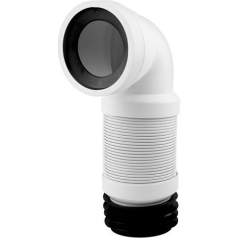 Manchon de raccordement WC coudé extensible, GENIL. (1/4)