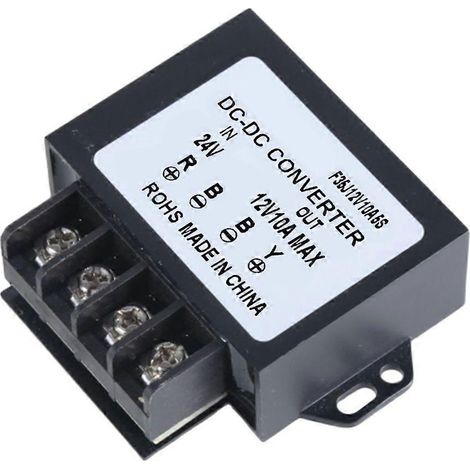 DC24V auf 12V10A Abwärtswandler für LKW-Elektronik – kein Löten erforderlich