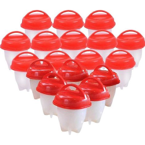 Cuiseur à œufs (6 à 18 œufs) en silicone, sans coquilles, pour une utilisation quotidienne