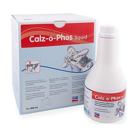 Agro Chemica Calz-O-Phos Riducando le mucche doleh, liquido 2 litri (4 x 500 ml)
