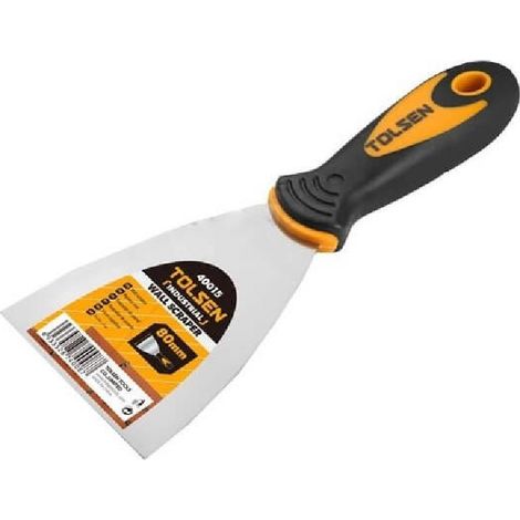 Edelstahlspachtel 100 mm für Stuck- und Glättarbeiten