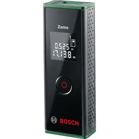 Télémètre laser Bosch Zamo III 20 m – Précision ± 1 mm – Fonctionnement à un bouton – Adaptateurs inclus