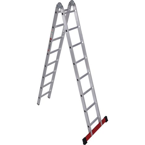 Euroline Premium 317 Klappleiter 2x8 Sprossen (1/2)