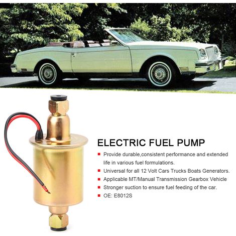 Pompe à carburant électronique universelle 12 V pour conversion automobile E8012S (1/5)