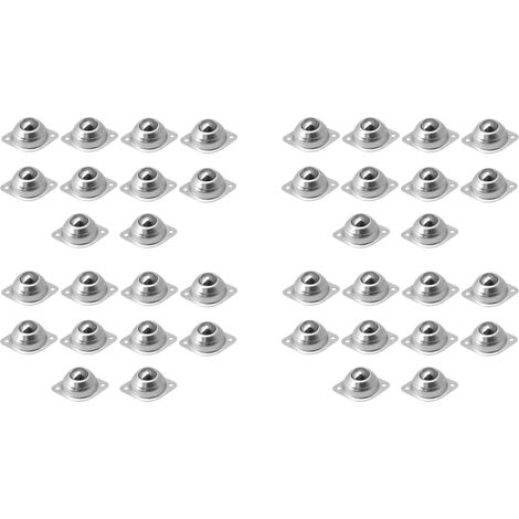40 Pcs 3 CM Dia En Acier Au -15A Unité de Transfert À Billes Roulement À Billes Convoyeur Rouleau À Billes Outil de Transmission (1/5)