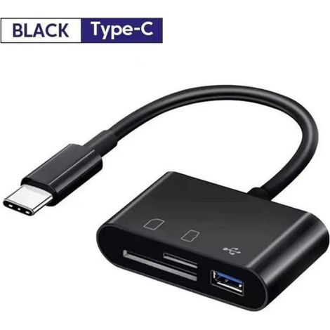 Lecteur De Carte - USB 2.0 - Pour DNIE CAC IC ID EpiCard - Compatible Windows Linux - 85 x 65 x 7 mm - Noir (1/5)