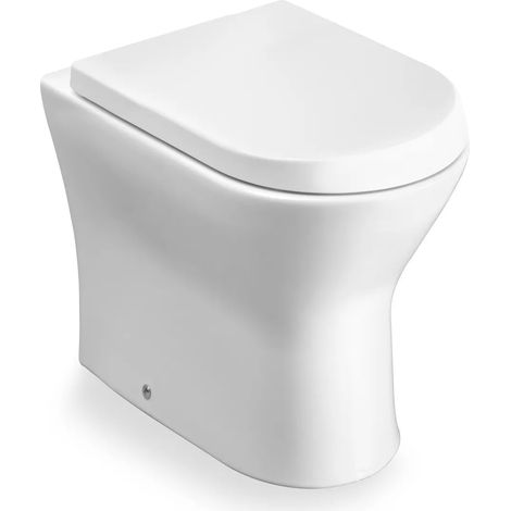 Roca - Vaso Filo Parete Porcellana Bianco - Serie: Nexo (Senza Coprivaso)