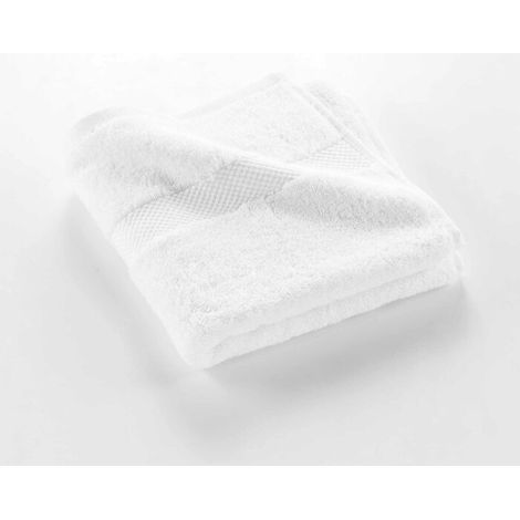 Serviette de Toilette 50x90 cm - 100% Coton - Blanc