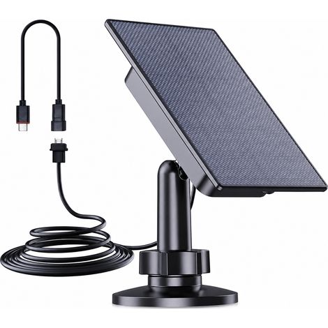 Panneau solaire photovoltaïque 2W monocristallin 6/9/12V câble 3M Type C 2w 2 6 9 14,9 × 10,4 × 8,8 cm 388 g – Livraison gratuite (1/5)