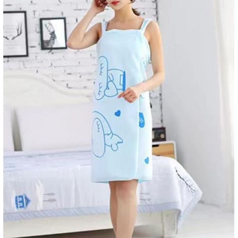 Serviette De Bain - Microfibre - 80 cm x 135 cm - Pour Femme - 1 Pièce (1/4)