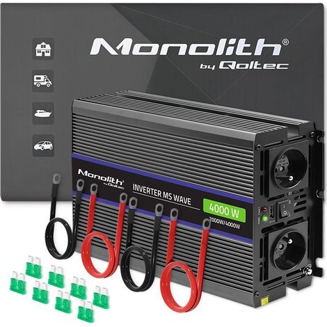 Convertisseur Qoltec Monolith 4000 MS Wave 2000W 4000W pic