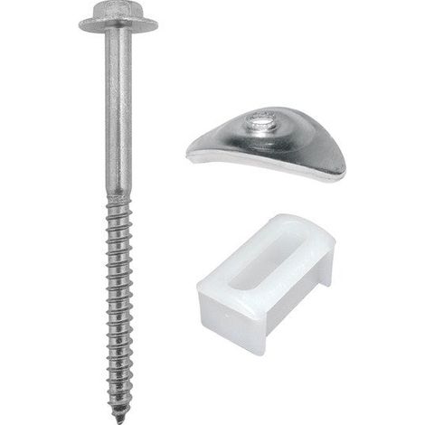 Lot de 25 fixations hexagonales en métal – 6 mm diamètre – 60 mm longueur – Couleur dorée pour projets de bricolage – Bol Fixation