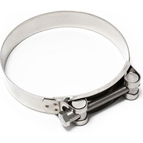 L'axe d'articulation collier de serrage W4 inox largeur 24mm diamètre 104-112mm