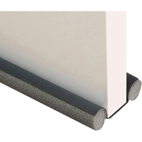 Isolation de porte basse 93 cm – Joint d’étanchéité pour porte d’entrée intérieure et extérieure, protection contre le froid, le vent et le bruit, sans découpe requise