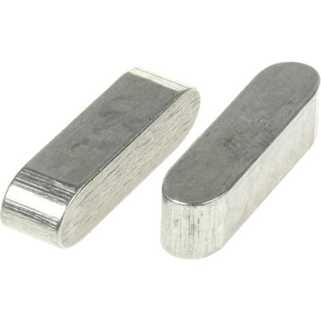 Clé en Acier, 20 x 5 x 5mm ( Prix pour Paquet de 10 )