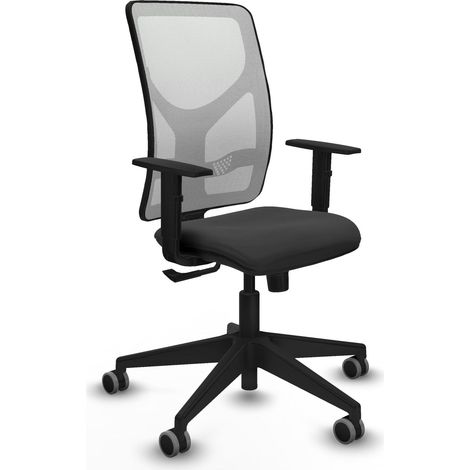 Sedia da ufficio piqueras y crespo Motilla bianco rete e similpelle (1/2)