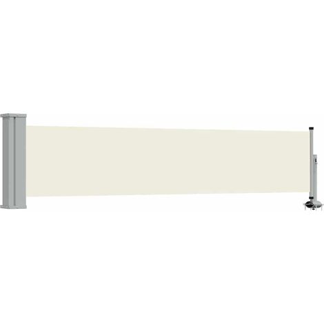 Patio Retractable Side Awning 60x300 cm Cream vidaXL (1/5)