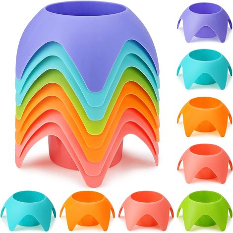 Lot de 10 sous-verres de plage - accessoires indispensables pour les femmes, les adultes et les familles en vacances à la plage - multicolores (1/5)