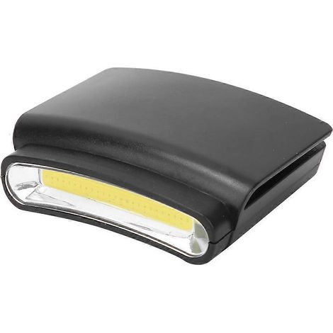 Lampe frontale portable LED en plastique 2024, fixation casquette/chapeau, mini lampe frontale pour éclairage extérieur