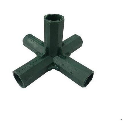 Connecteurs de serre en plastique - Lot de 10 pièces - Diamètre intérieur 16 mm - Connecteurs en T (1/5)