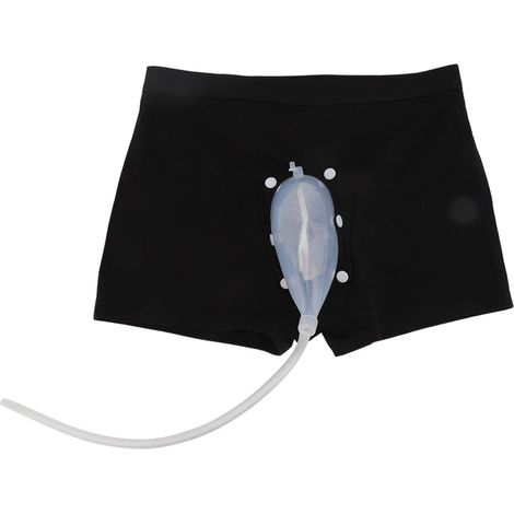 Ensemble collecteur d'urine pour urinoir masculin, short hygiénique et sûr, entonnoir et collecteur d'urine pour hommes âgés et patients