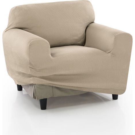 Housse de Fauteuil élastique Universelle de 70 à 110 cm Modèle Reale Housse de Protection pour Fauteuil Individuel Protecteur en Tissu Jacquard Toucher Coton (1/5)