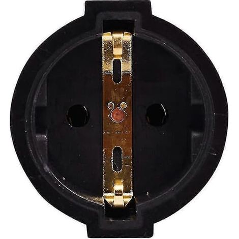 Schweizisk 3-stifts rund to EU-standard 16A 250V Strömförsörjningsadapter Hane to Hona