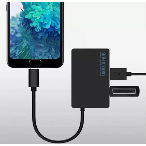 HUB USB-C 4 ports USB 3.0 4 en 1 SC-USH251 (1/4)