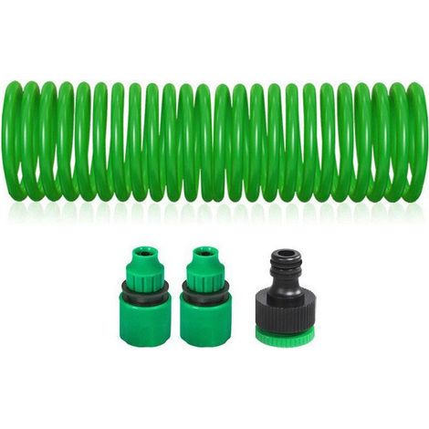 Tuyau d'arrosage flexible de 7,5 m pour douchette de jardin, tuyau de jardin extensible pour arrosage du jardin, animal domestique. (1/5)