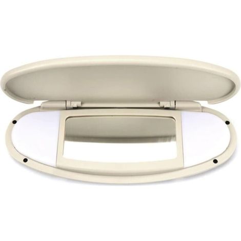 Miroir de Maquillage de Voiture, Pare-Soleil Miroir de courtoisie Couverture Pare-Soleil Miroir Couverture Remplacement Compatible avec BMW Mini R55 R56 R60 2007-2014 (1/4)