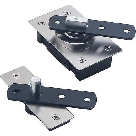 Charnière pivotante en acier inoxydable 360° – Antirouille, étanche, dimensions 10 × 5,9 cm et 3,2 × 10 cm (lot de 2) (1/5)