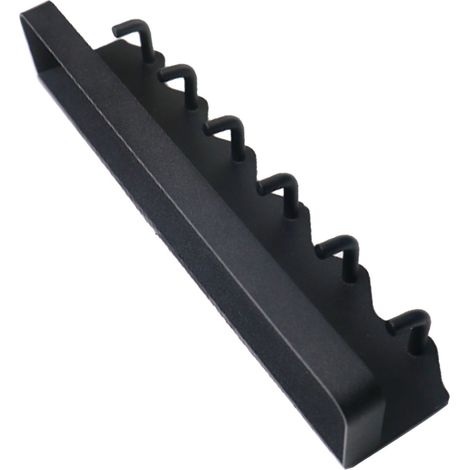 Wandmontierter Briefablage-Organizer aus Metall, wasserdicht, dekorativer Schlüsselhalter für Küche/Eingangsbereich, schwarz (1/5)