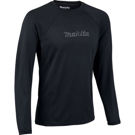Makita Tech Baselayer Top Small Lightweigth 4 Way Stretch ThermX MK501M-BLK-S