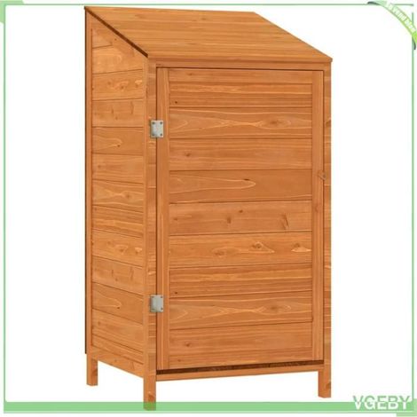 Remise de jardin - FAFEICY - 152181 - Bois de sapin massif - Marron - 55x52x112 cm (1/5)