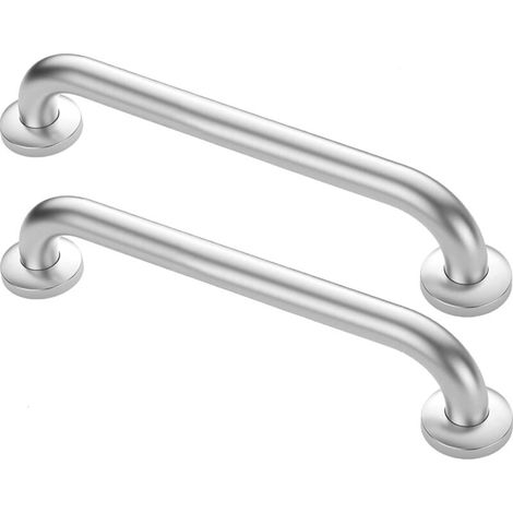 YMYNY 2pcs 30 cm Barre d’Appui Douche Poignée de Baignoire en Acier InoxydableBarres Port