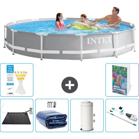 Prism Frame Pool Rund - 366x76 cm - 7-teilig S78